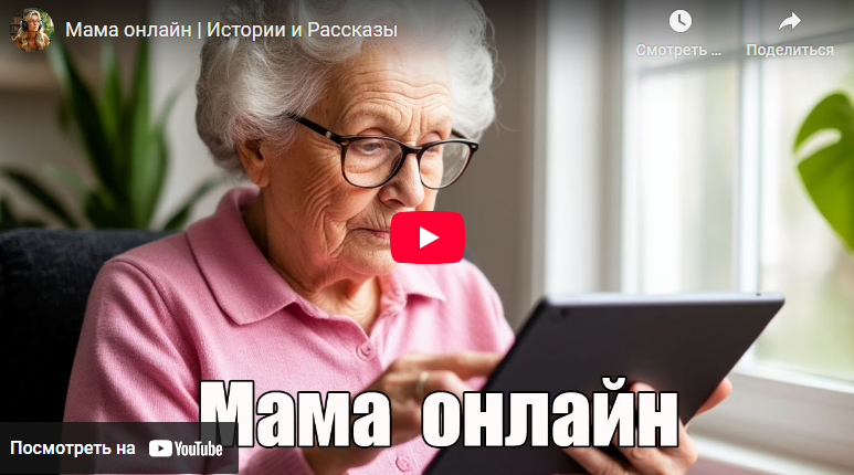 Аудиорассказ: Мама онлайн (видео)