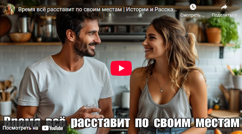 Аудиорассказ: Время всё расставит по своим местам (видео)