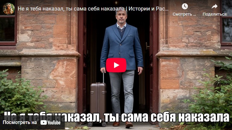 Аудиоистория: Не я тебя наказал, ты сама себя наказала (видео)