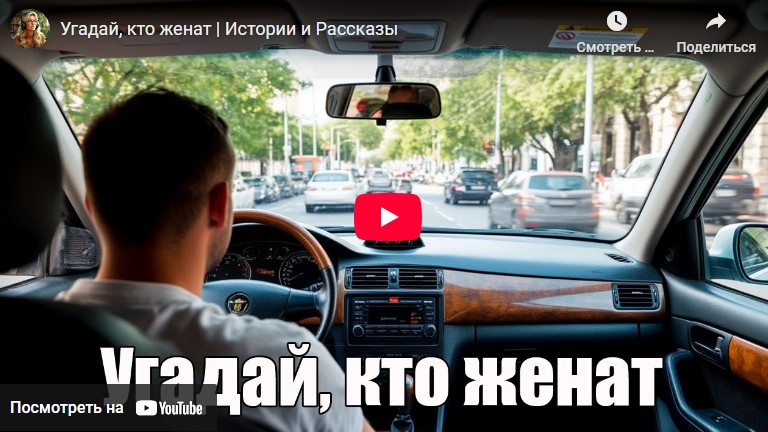 Аудиоистория: Угадай, кто женат (видео)
