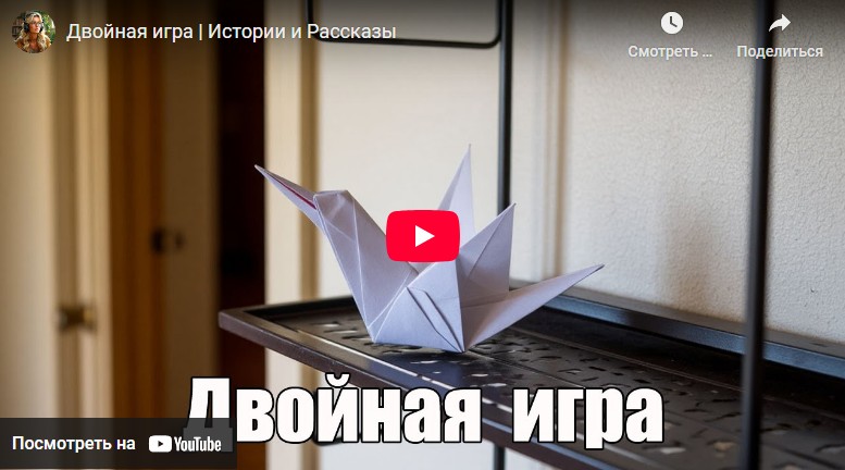 Аудиоистория: Двойная игра (видео)