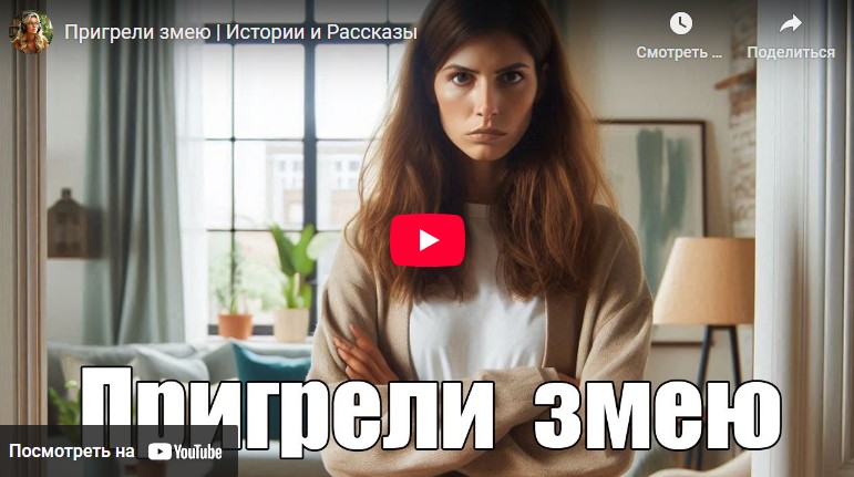 Аудиорассказ: Пригрели змею (видео)