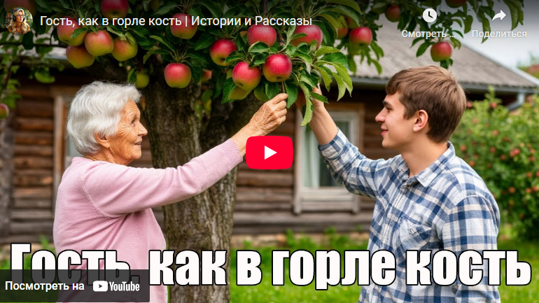 Аудиоистория: Гость, как в горле кость (видео)