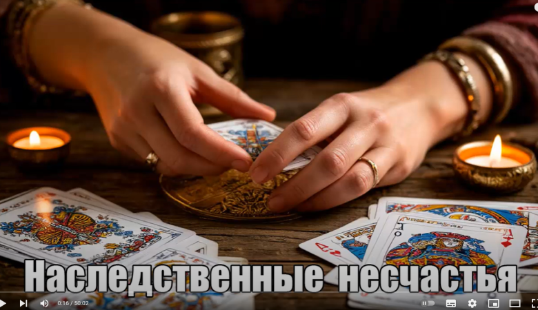 Аудиорассказ: Наследственные несчастья (видео)