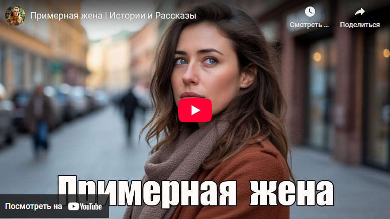 Аудиорассказ: Примерная жена (видео)