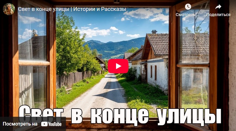 Аудирассказ: Свет в конце улицы (видео)
