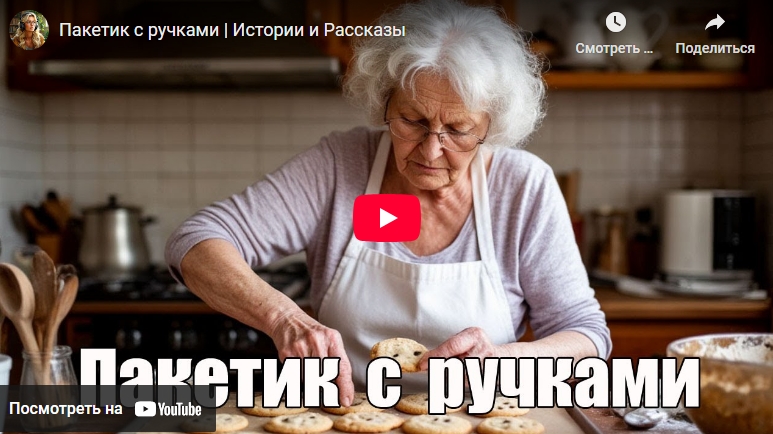 Аудиоистория: Пакетик с ручками (видео)
