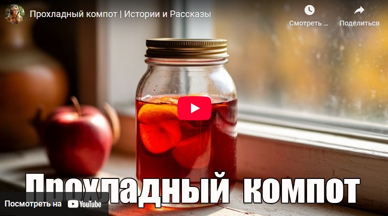 Аудиоистория: Прохладный компот (видео)