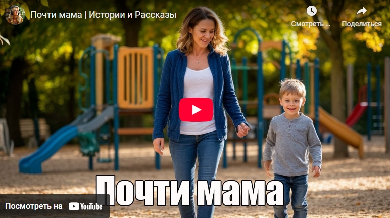 Аудиоистория: Почти мама (видео)