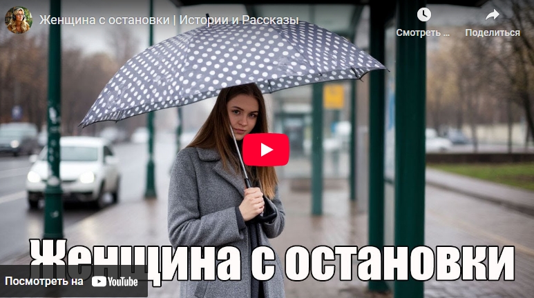 Аудиоистория: Женщина с остановки (видео)