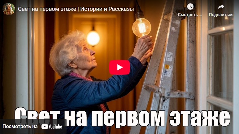 Аудиоистория: Свет на первом этаже (видео)
